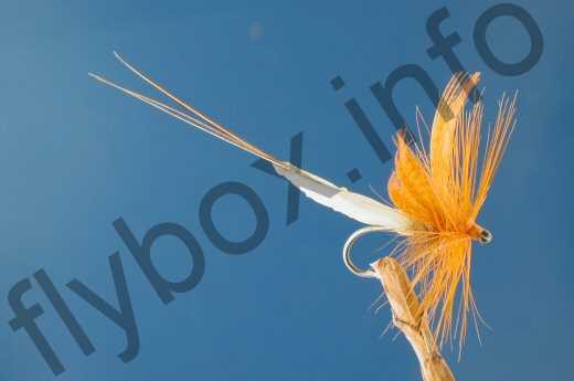 Detached Body Mayfly Orange Fly - Fishing Flies With Fish4Flies Worldwide